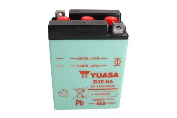 Yuasa B38-6A 6V 13.7Ah N/AA 119x83x161mm R+ Starting battery