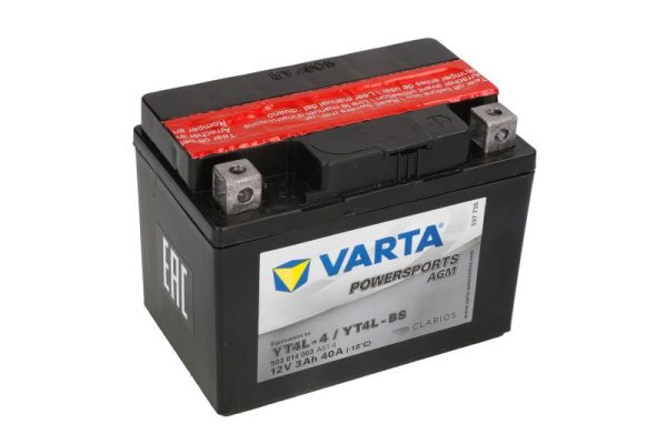 Varta YT4L-BS 12V 3Ah 40A 114x71x86mm R+ Starting battery