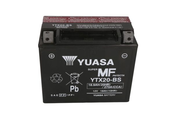 Yuasa YTX20-BS 12V 18.9Ah 270A 175x87x155mm L+ Starting battery