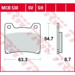 TRW MCB530 Front/Rear Brake Pads