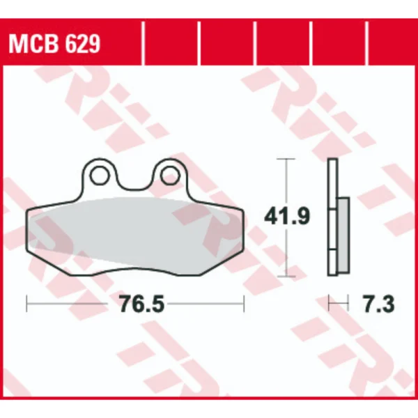 TRW MCB629 Front Brake Pads