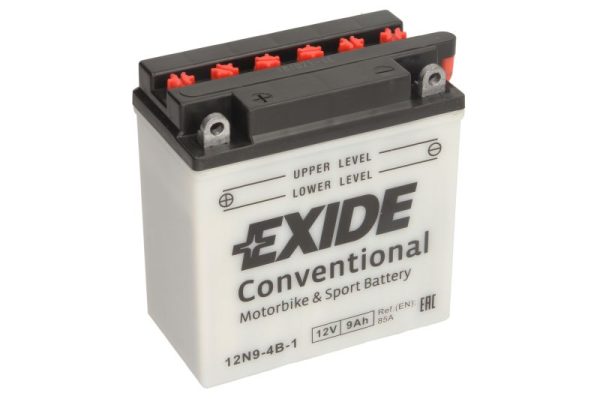 Exide 12N9-4B-1 12V 9Ah 85A 135x75x139mm L+ Starting battery