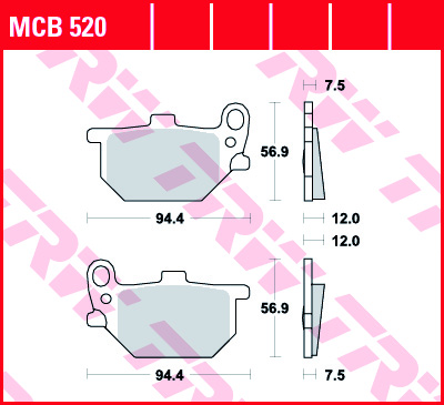 TRW MCB520 Front Brake Pads