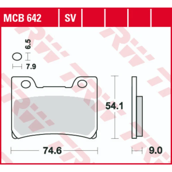 TRW MCB642 Front Brake Pads