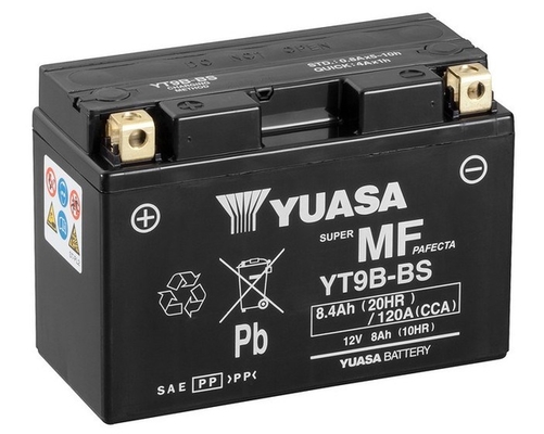 Yuasa YT9B-BS 12V 8.4Ah 120A 150x70x105mm L+ Starting battery