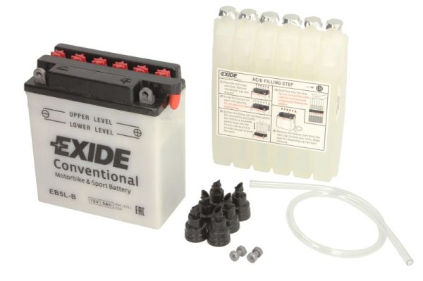 Exide YB5L-B 12V 5Ah 65A 120x60x130mm R+ Starting battery
