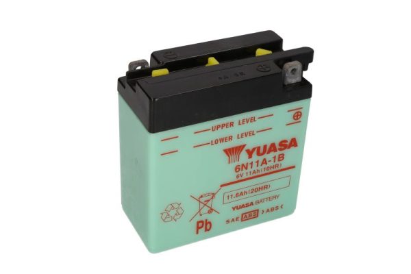 Yuasa 6N11A-1B 6V 11.6Ah N/AA 122x62x131mm R+ Starting battery