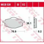 TRW MCB539SI Front/Rear Brake Pads