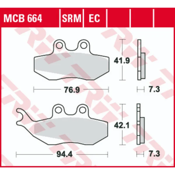 TRW MCB664 Front Brake Pads