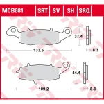 TRW MCB681 Front/Rear Brake Pads