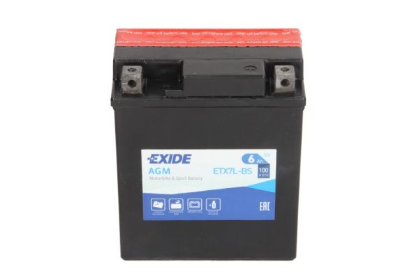 Exide YTX7L-BS 12V 6Ah 100A 113x70x130mm R+ Starting battery