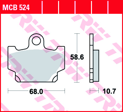 TRW MCB524 Front Brake Pads