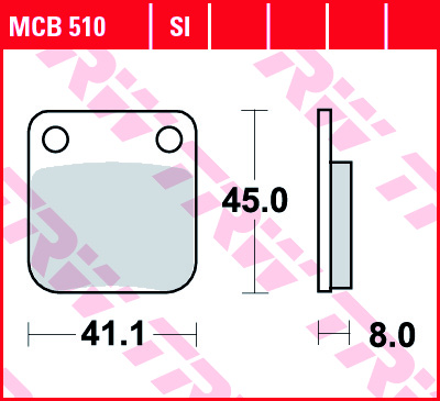 TRW MCB510 Front/Rear Brake Pads