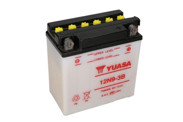 Yuasa 12N9-3B 12V 9.5Ah 85A 135x75x139mm R+ Starting battery