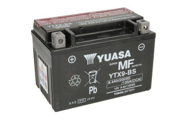 Yuasa YTX9-BS 12V 8.4Ah 135A 152x87x107mm L+ Starting battery