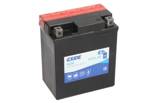 Exide YTX7L-BS 12V 6Ah 100A 113x70x130mm R+ Starting battery