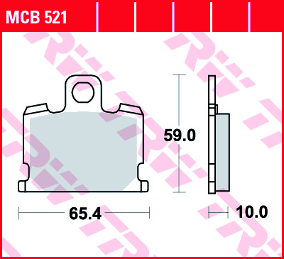 TRW MCB521 Front Brake Pads