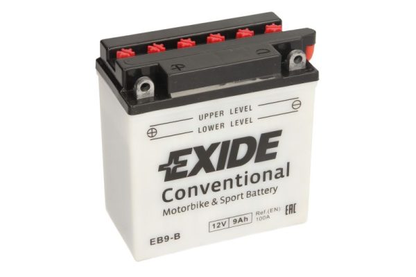 Exide YB9-B 12V 9Ah 100A 135x75x139mm L+ Starting battery