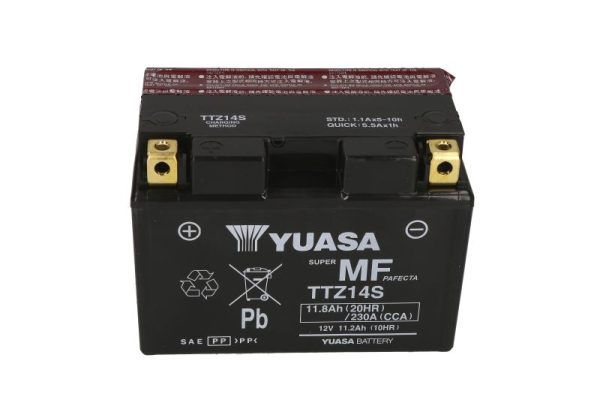 Yuasa TTZ14S 12V 11.8Ah 230A 150x84x110mm L+ Starting battery