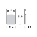 TRW MCB564 Front/Rear Brake Pads