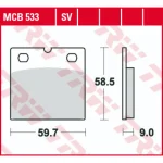 TRW MCB533 Front/Rear Brake Pads