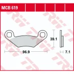 TRW MCB619 Front/Rear Brake Pads