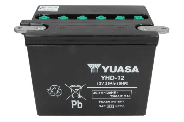 Yuasa YHD-12 12V 29.5Ah 240A 206x133x165mm L+ Starting battery