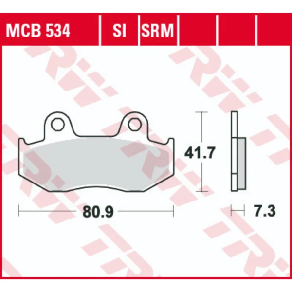 TRW MCB534 Front Brake Pads