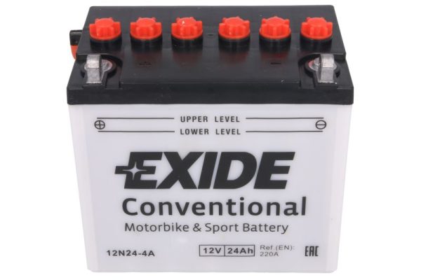 Exide 12N24-4A 12V 24Ah 220A 184x124x175mm L+ Starting battery