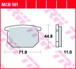 TRW MCB501 Front Brake Pads