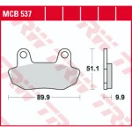 TRW MCB537 Front Brake Pads