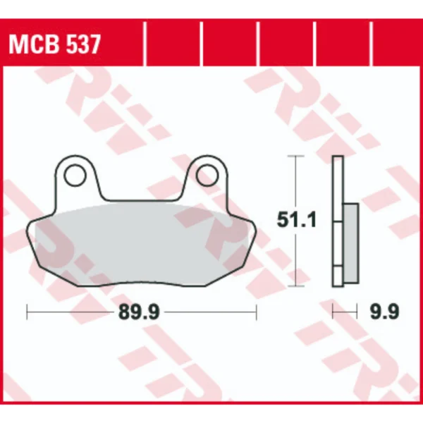 TRW MCB537 Front Brake Pads