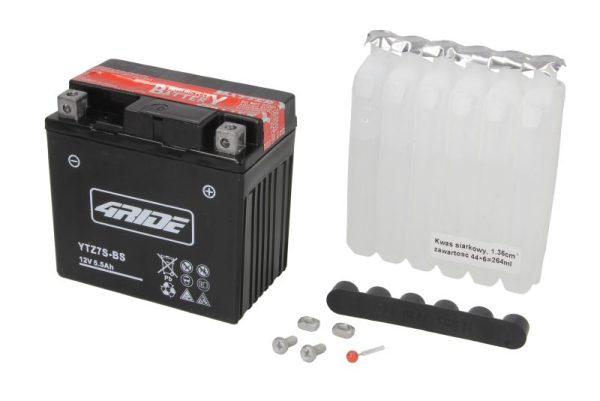 4 Ride YTZ7S-BS 12V 6Ah 130A 113x70x105mm R+ Starting battery
