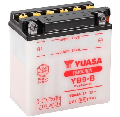 Yuasa YB9-B 12V 9.5Ah 115A 137x77x141mm L+ Starting battery