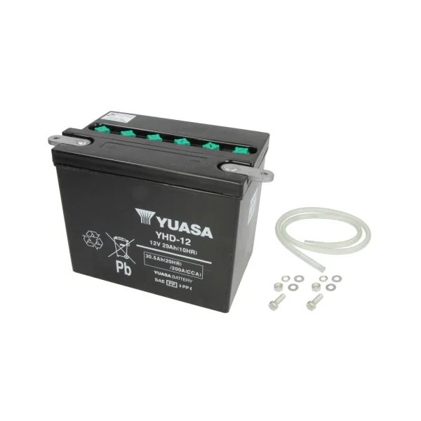 Yuasa YHD-12 12V 29.5Ah 240A 206x133x165mm L+ Starting battery