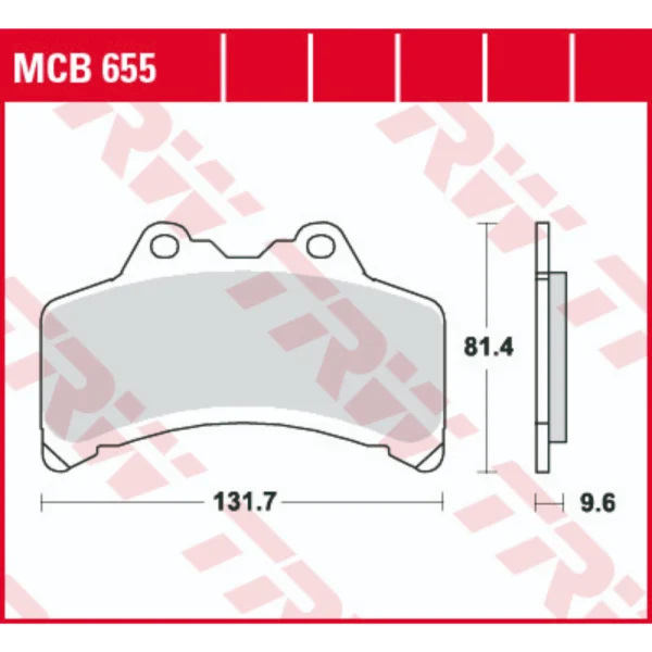TRW MCB655 Front Brake Pads