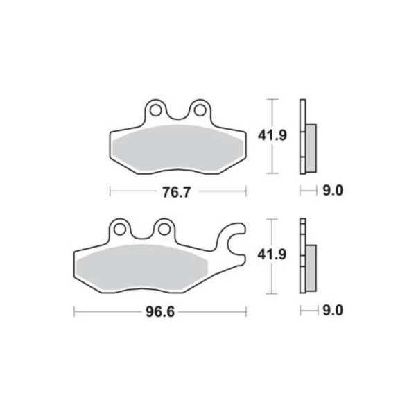 TRW MCB771 Front/Rear Brake Pads