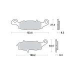 TRW MCB681SH Rear Brake Pads