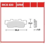 TRW MCB830 Front/Rear Brake Pads