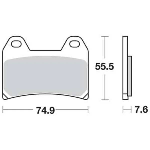 TRW MCB698 Front Brake Pads