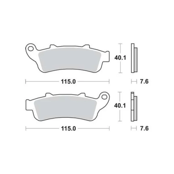 TRW MCB692SV Front Brake Pads