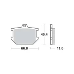 TRW MCB68 Front/Rear Brake Pads