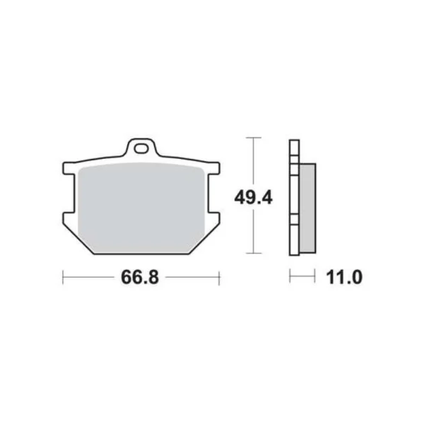 TRW MCB68 Front/Rear Brake Pads