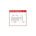 TRW MCB785SV Front Brake Pads