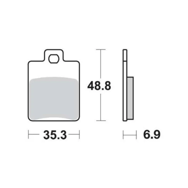 TRW MCB695EC Front/Rear Brake Pads
