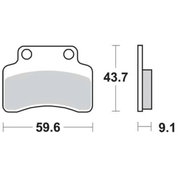 TRW MCB694 Front/Rear Brake Pads