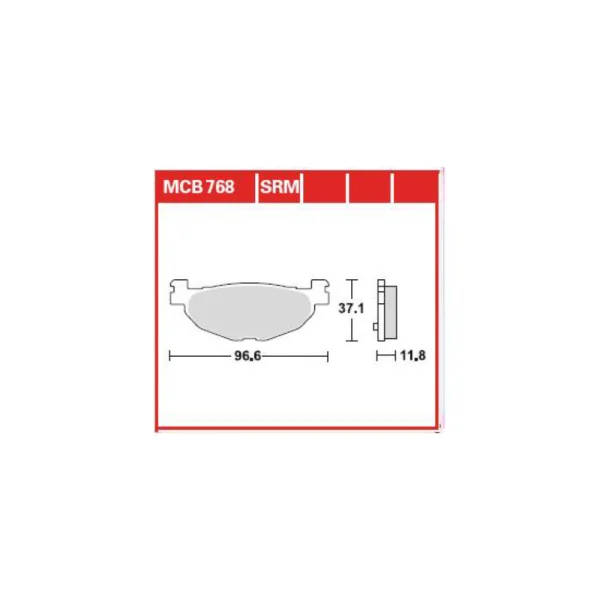 TRW MCB768 Front/Rear Brake Pads