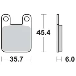 TRW MCB535EC Front/Rear Brake Pads