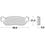 TRW MCB699SH Rear Brake Pads