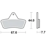 TRW MCB763SI Front/Rear Brake Pads